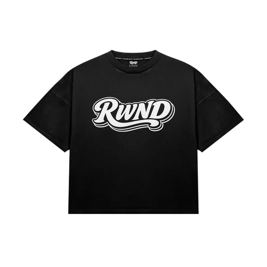 RWND Script Tee - Black