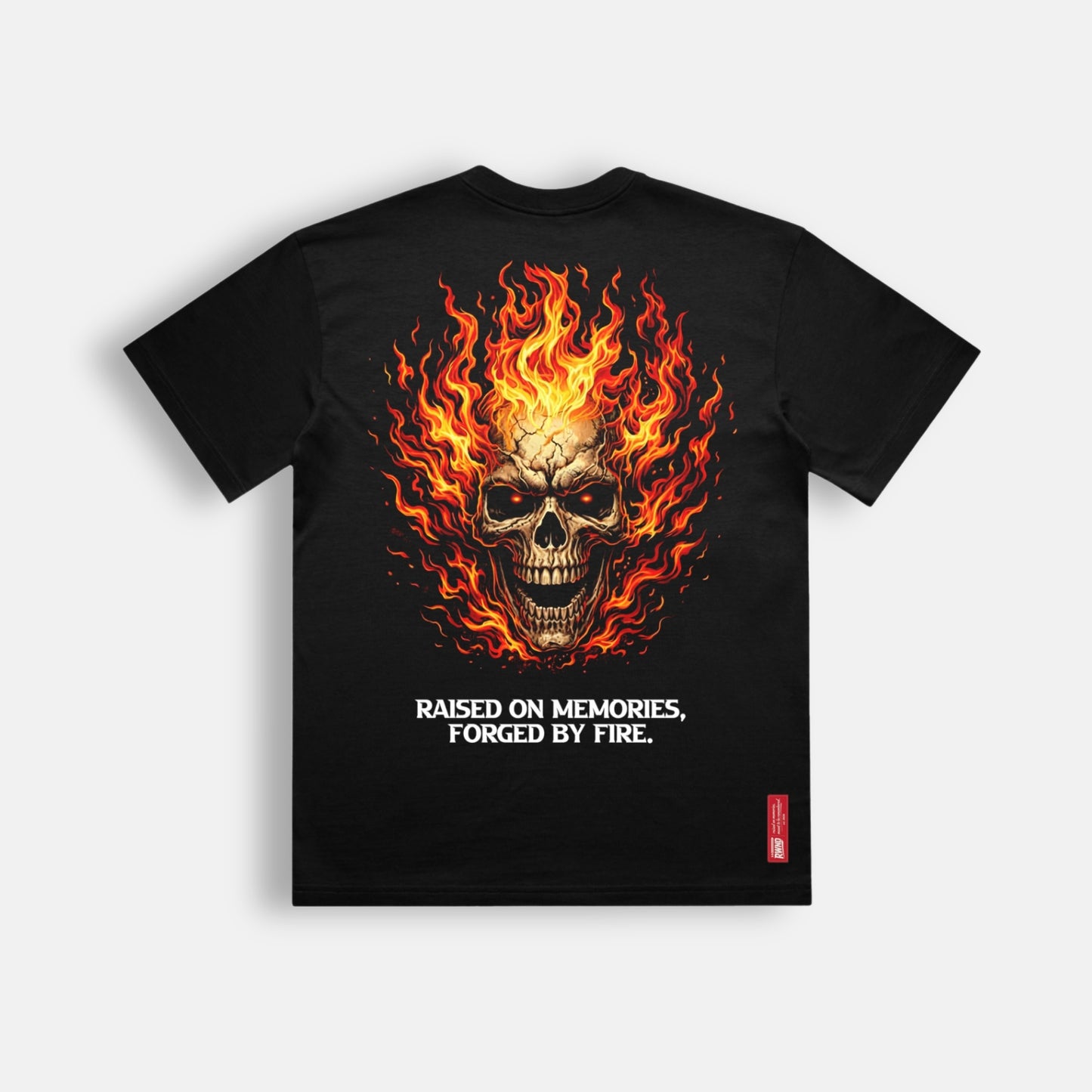Forged by Fire Tee - Back View | Classic Filipino Streetwear Tee
