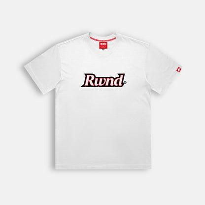 RWND Typography Tee - Front View | Vintage Streetwear Core Essential