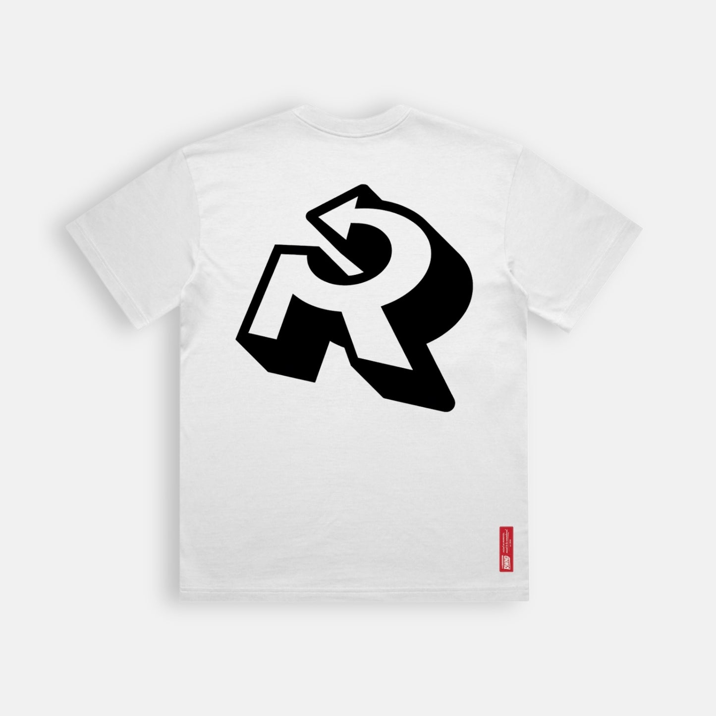 Rewind "R" Logo Tee - Back View | Classic Filipino Streetwear Tee