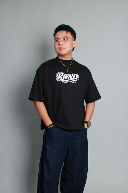 RWND Script Tee - Black