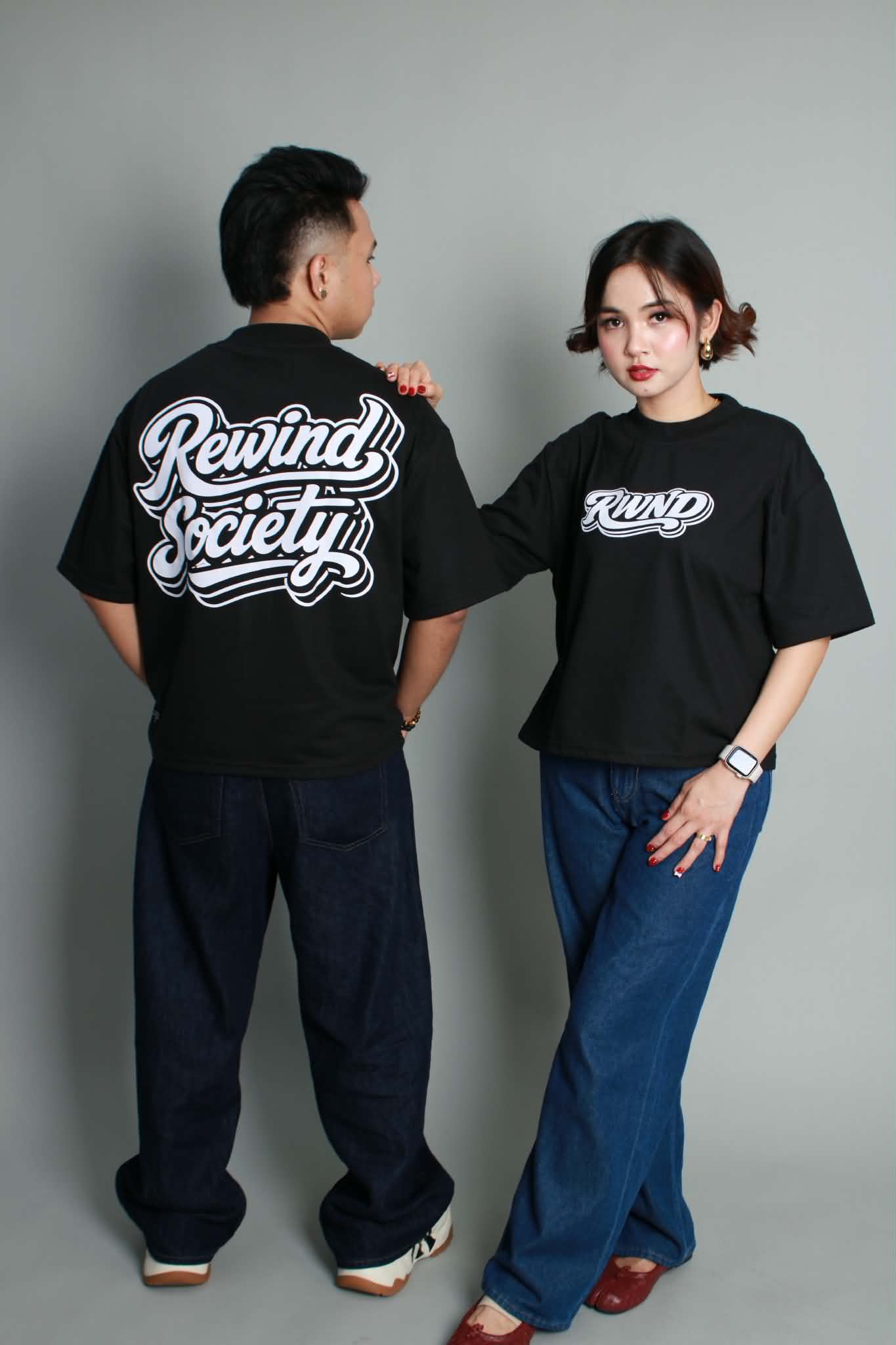 RWND Script Tee - Black
