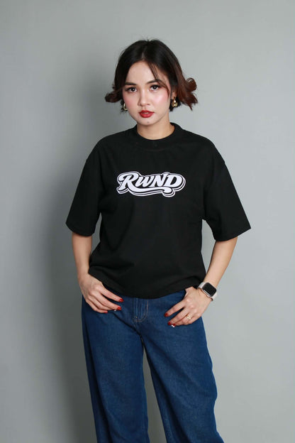 RWND Script Tee - Black