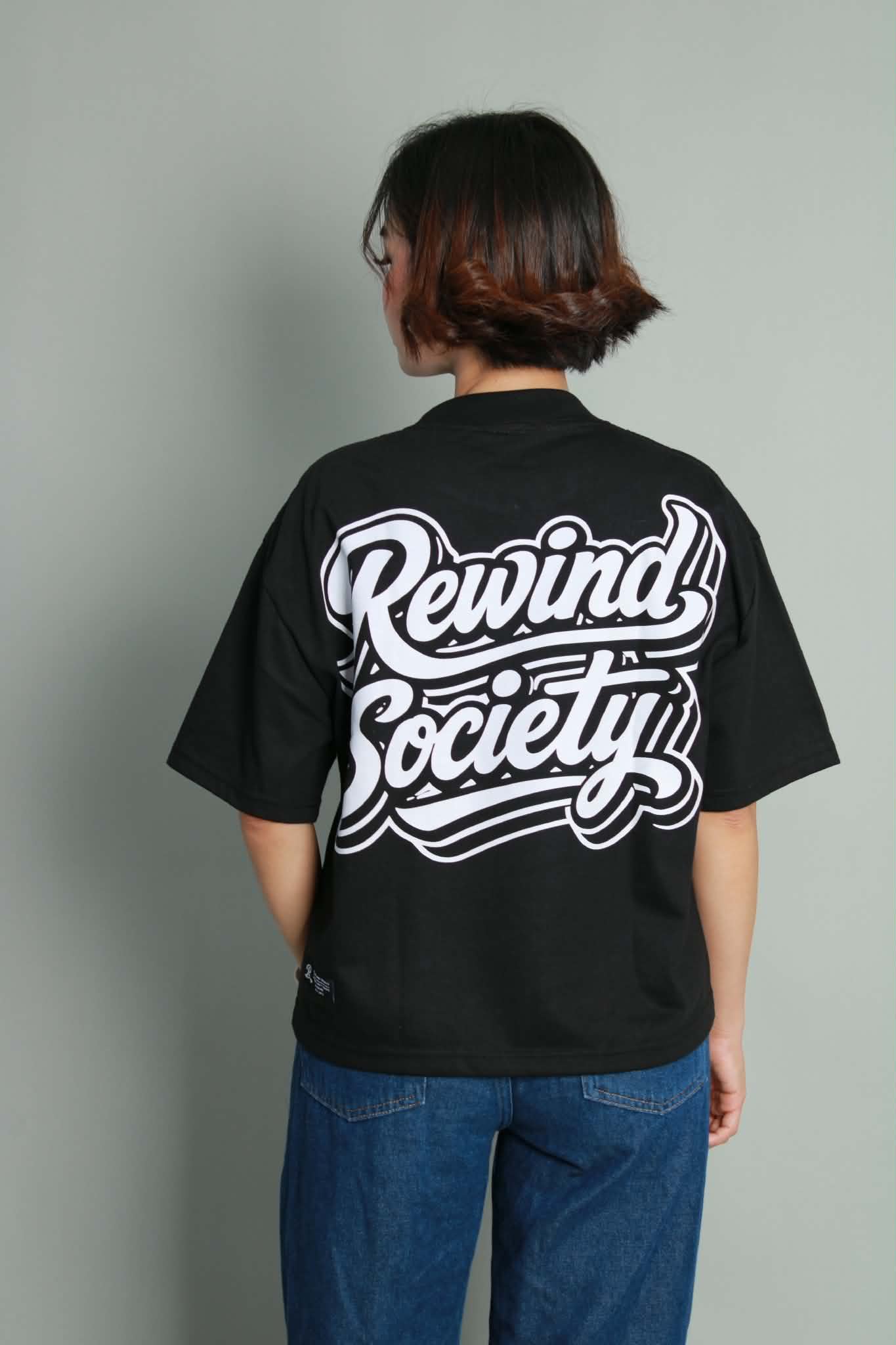RWND Script Tee - Black
