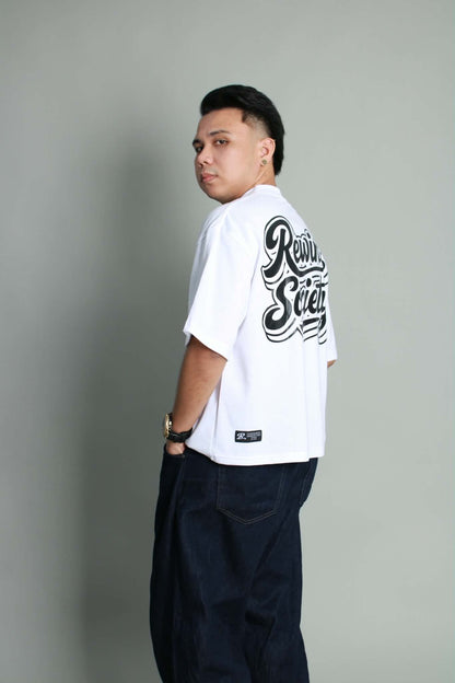 RWND Script Tee - White